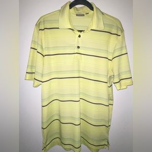 Men’s | Polo | Yellow/Stripe | Medium
